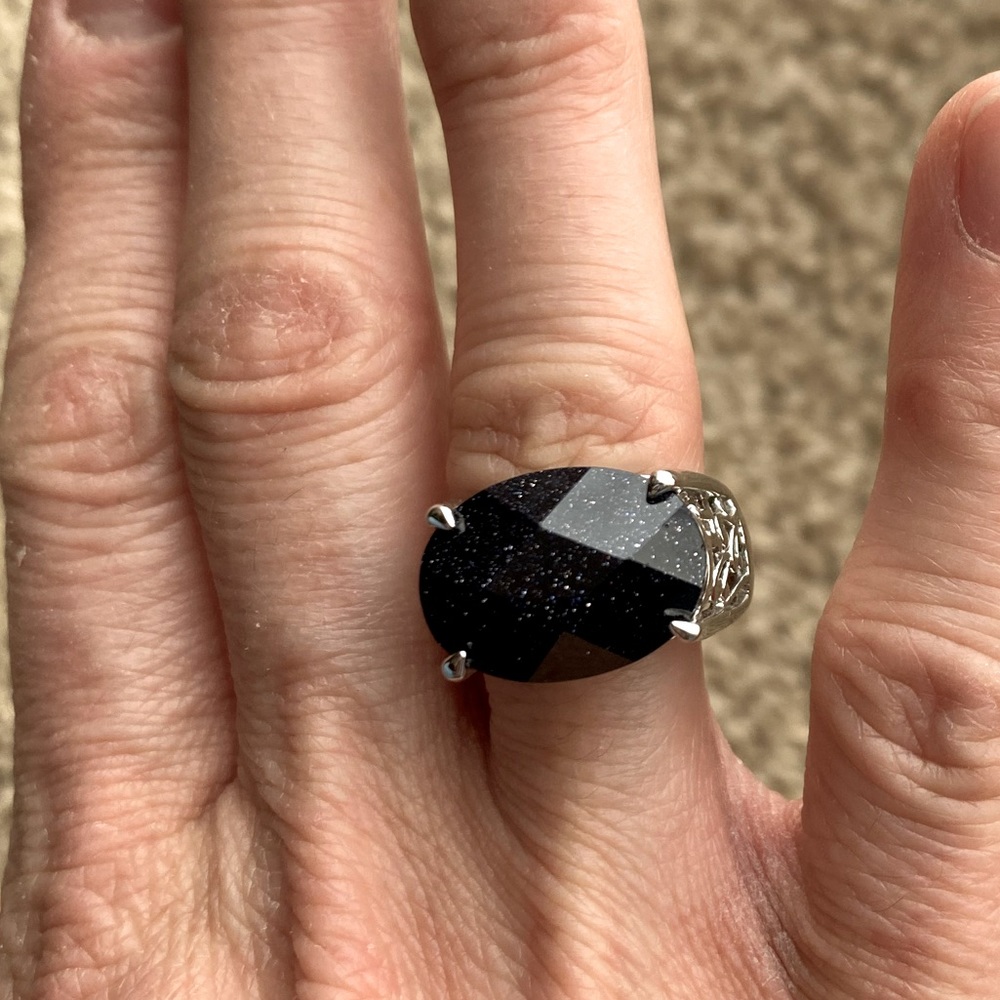 Lia Sophia Lapis Lazuli Ring, size 7